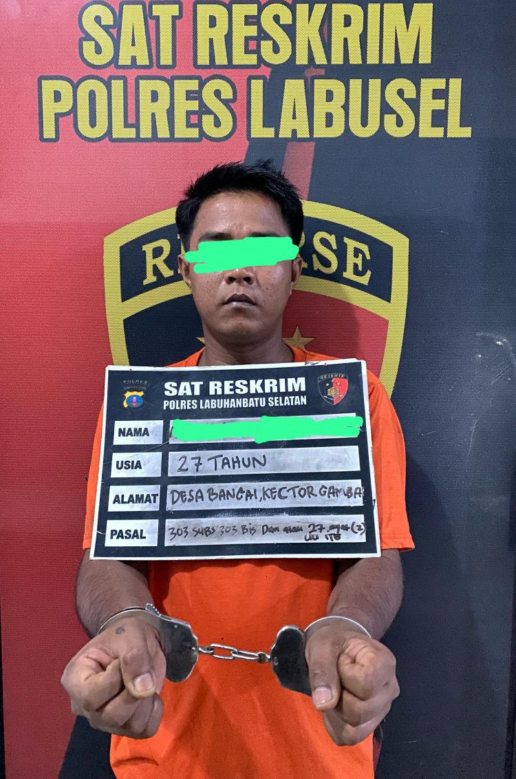 polres labusel tangkap pelaku judi online