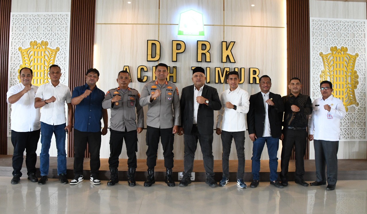 kapolres aceh timur silaturahmi ke ketua dprk, rabu (30/4/2025). kunjungan ini menjadi momentum perkenalan.