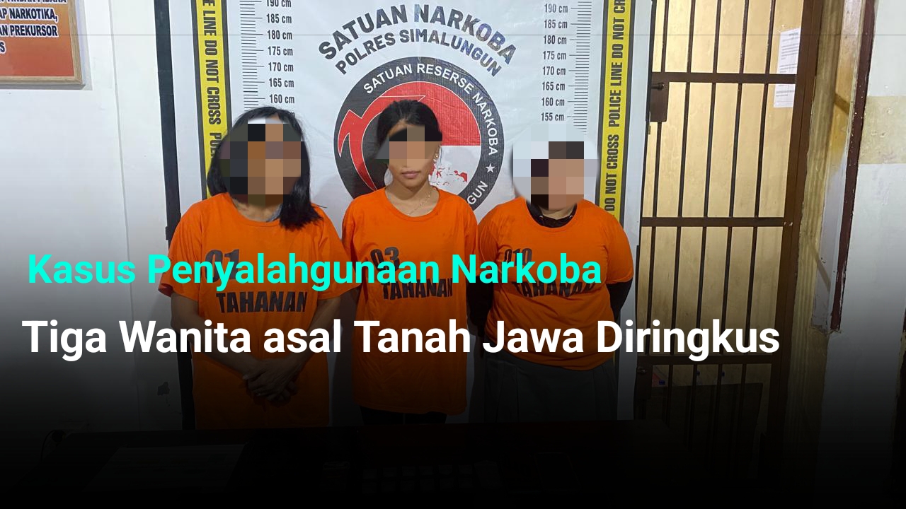 polisi mengungkap kasus peredaran narkoba jenis sabu, mengamankan seorang nenek, dan dua wanita muda di tanah jawa.