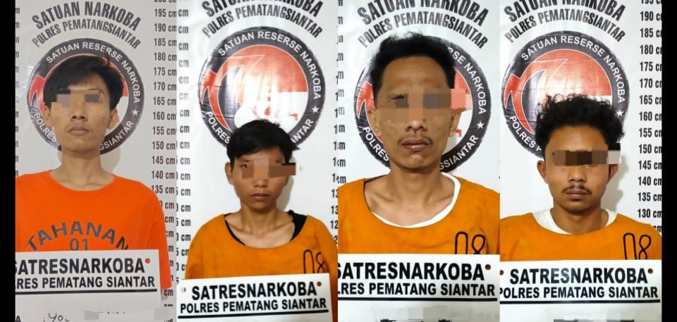 ke-empat pelaku diamankan. ist