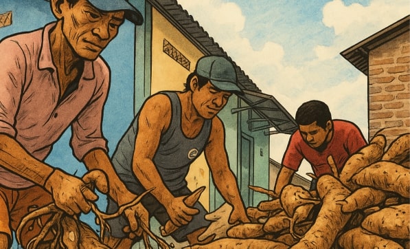 selisih harga singkong yang ditetapkan pt bumi sari prima, lebih rendah rp200/kg dari harga acuan yang ditetapkan mentan.