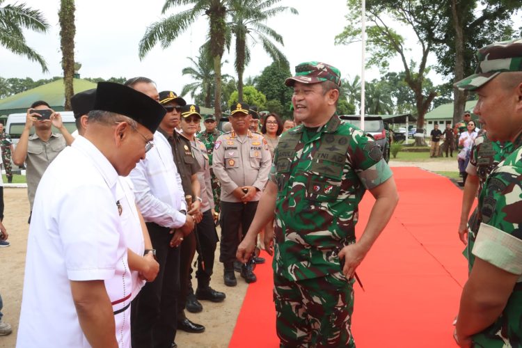 Ksad maruli simanjuntak tinjau simalungun, tni-polri kompak jaga kamtibmas jenderal tni maruli simanjuntak. ist