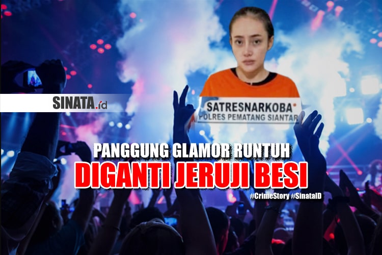 dj cantik aurel biasa mengguncang lantai hiburan. semua berubah dalam sekejap, panggung glamor runtuh, digantikan jeruji besi dan lampu polisi.