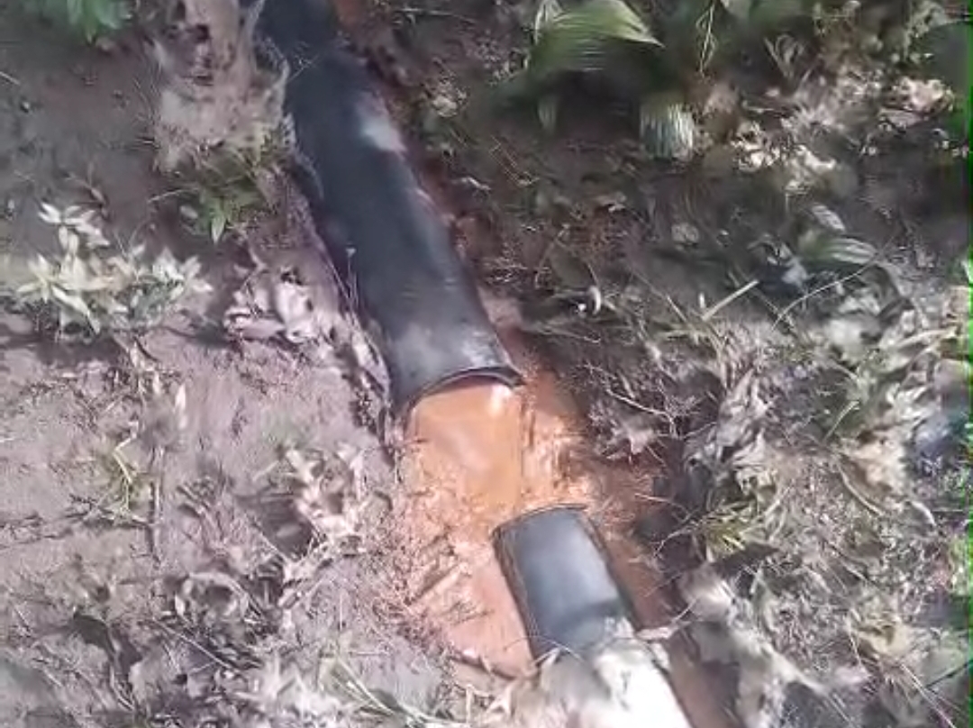 dugaan pencemaran sungai bah sumbu di desa silau padang, kecamatan sipispis, kabupaten serdang bedagai.