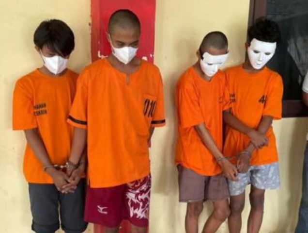 akhir tragis pelajar smp di lubuk pakam, kasusnya sempat direkayasa jadi kecelakaan, empat tersangka diamankan
