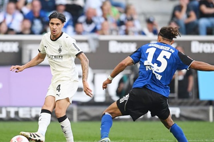 moenchengladbach ditahan imbang hamburg, kevin diks jalani debut bundesliga