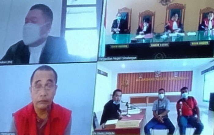 Ilustrasi sidang online