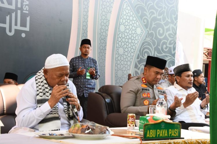 kapolres aceh timur hadiri muzakarah di dayah abu paya pasi