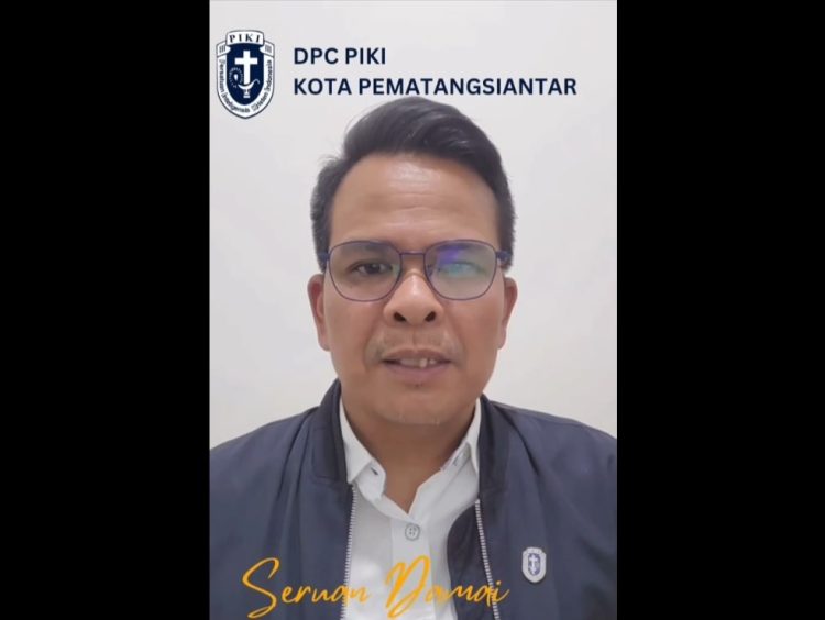 Ketua Dewan Pimpinan Cabang Persatuan Inteligensia Kristen Indonesia (DPC PIKI) Kota Pematangsiantar, Basrin Aritama Nababan,