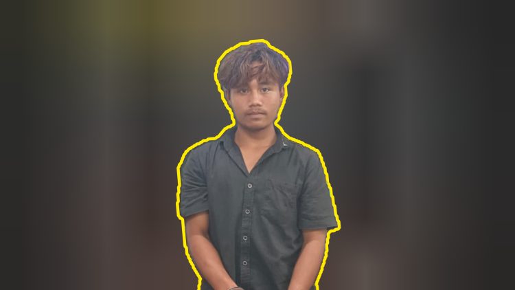 5 bulan buron kasus bongkar warung, iqbal wijaya diciduk polisi tersangka iqbal. ist