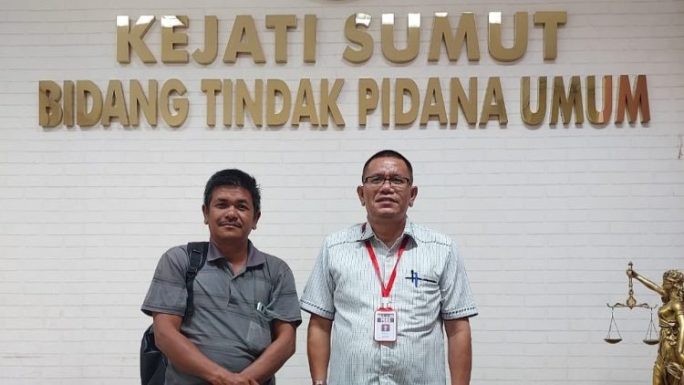 media sinata.id dan trenberita.co sinergi dengan kejati sumut. (foto: sinata/ferry)
