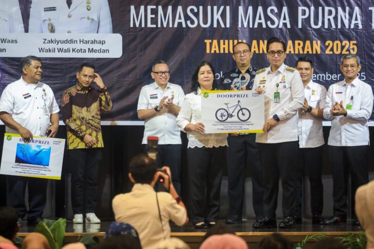 pemko medan melalui bkpsdm memberikan pembekalan kepada 605 pns menjelang masa purna tugas. wali kota rico waas menekankan bahwa pensiun bukan akhir pengabdian dan mendorong kemandirian ekonomi para pns.