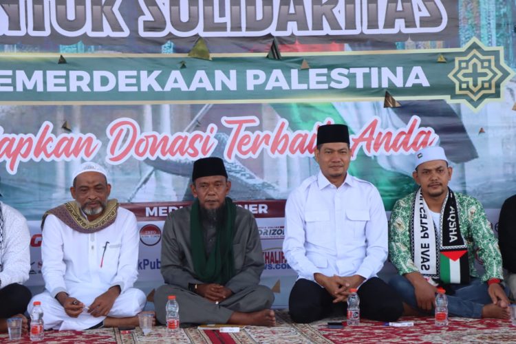 wakil bupati aceh timur hadiri gema shalawat akbar untuk solidaritas palestina