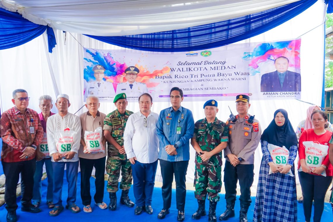 rico waas apresiasi kadin medan ciptakan kampung warna-warni