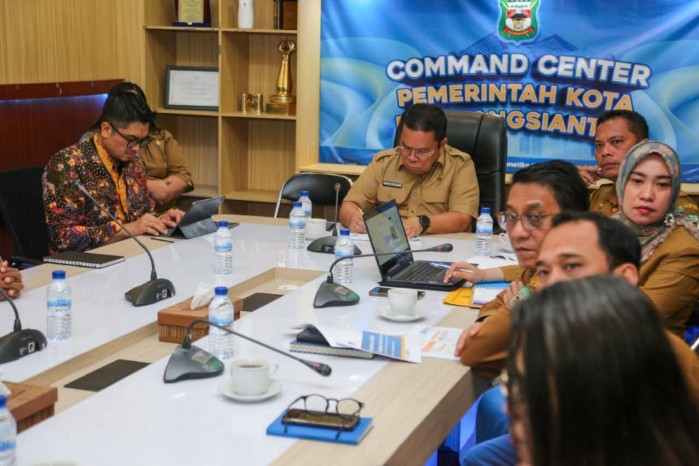 Wali Kota ikuti rakor secara daring