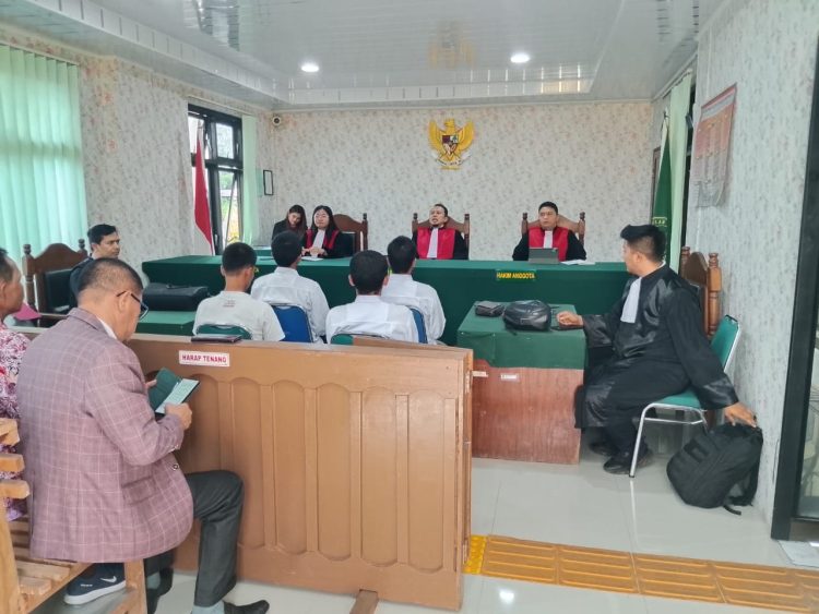 sidang di pn sidikalang. ist