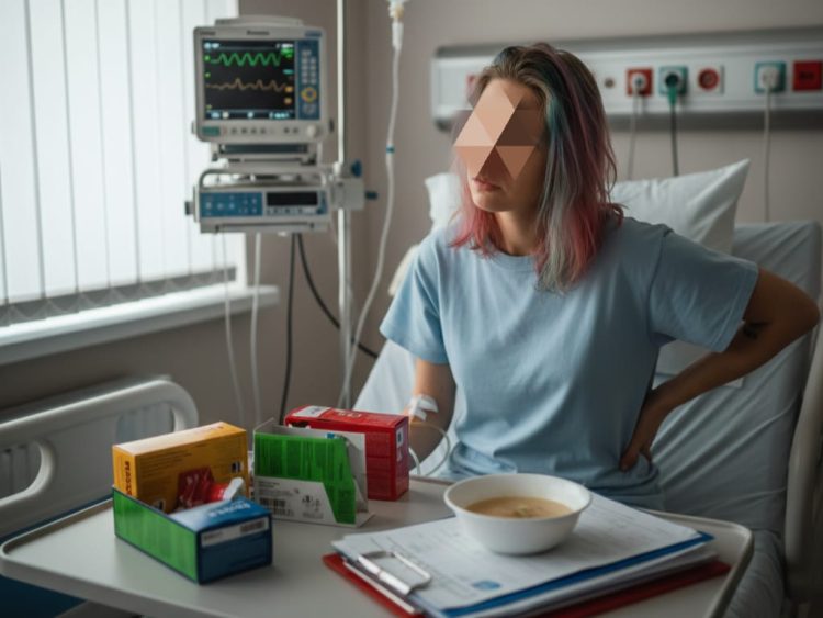 gambar ilustrasi pasien alami radang ginjal. ai