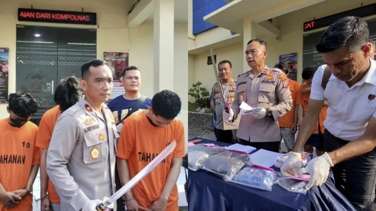 komplotan geng begal medan jual motor hasil rampasan rp3 juta demi narkoba dan foya-foya, total 14 kali beraksi dengan cukup sadis.