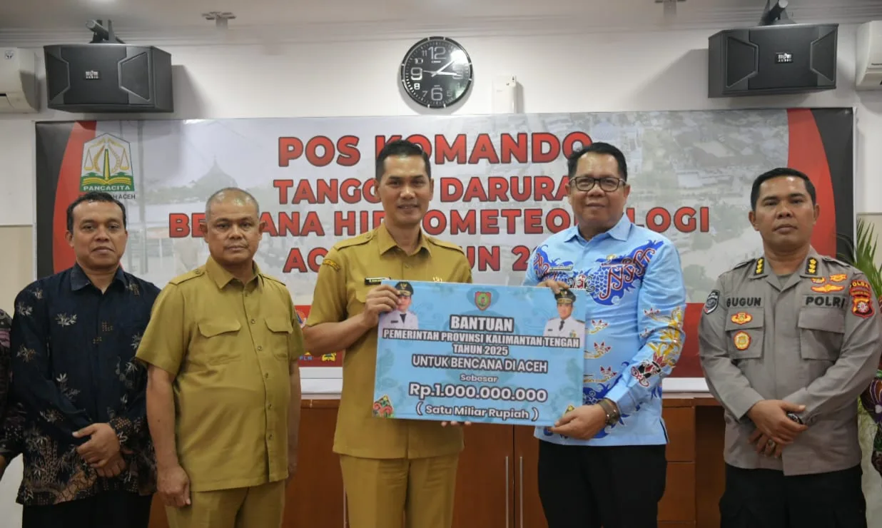 Pemprov kalteng salurkan bantuan rp2,8 miliar untuk korban banjir aceh pemerintah provinsi kalimantan tengah menyalurkan bantuan rp2,8 miliar untuk korban banjir dan longsor di aceh guna mendukung pemulihan dan distribusi logistik.