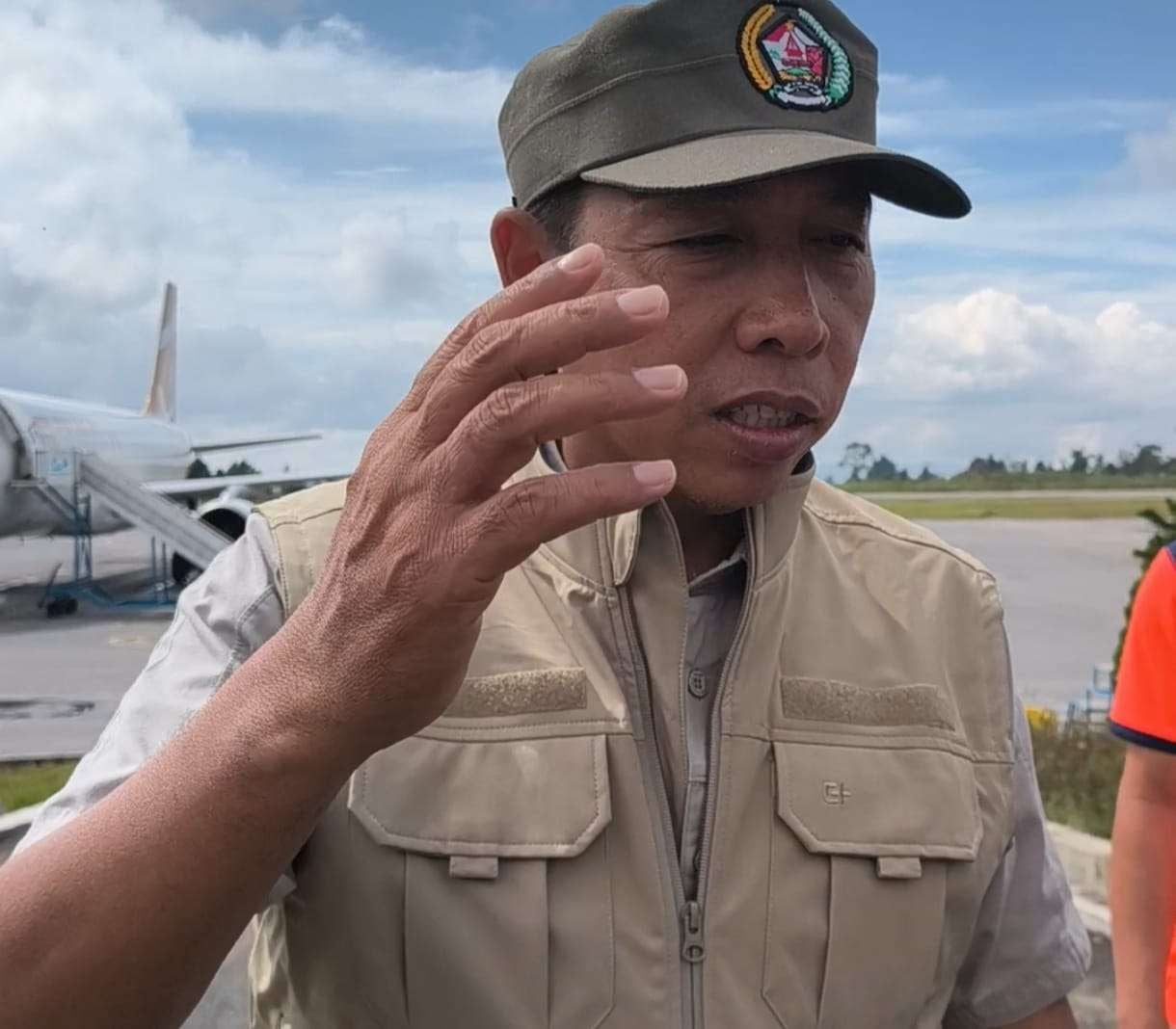 Akses tarutung-tapanuli tapteng normal usai longsor bupati taput jtp hutabarat.