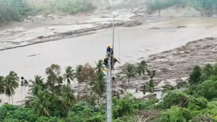 Pln kebut pemulihan listrik aceh, tower emergency pangkalan brandan–langsa hampir beroperasi pln mempercepat pemulihan listrik aceh pascabencana dengan merampungkan tower emergency transmisi pangkalan brandan–langsa.